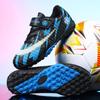 Velcro Lace-Free Soccer Shoes for Kids: Boys & Girls Training TF Studs