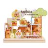 Capybara Stroll Time Blind Box Toy Figurine - Emotion Healing Desktop Ornament & Kids' Gift.