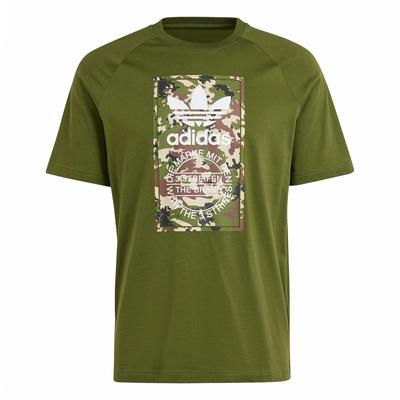 Originals Logo Camouflage Print Round Neck Pullover Short Sleeve T-Shirt Men T-Shirts Wild-Pine IS0248