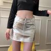 2024 Nová štíhlá móda Ležérní sexy sukně Vysoký pas Ženy Krátká sukně Léto Dámské Jednobarevné Streetwear Dívčí minisukně 30604