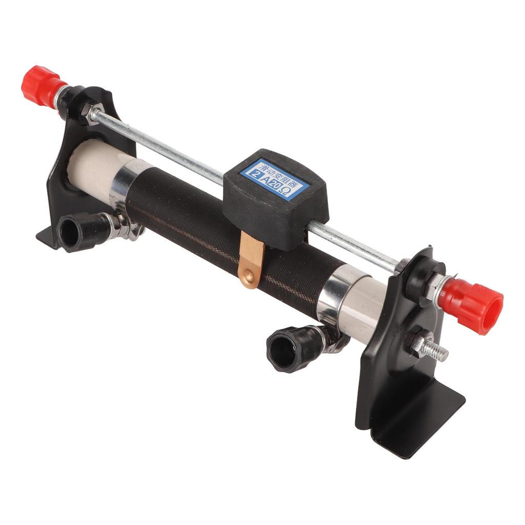 2A 20 Ohm  Slide Rheostat Resistance Adjustable Physics Electrical Slide Rheostat Laboratory