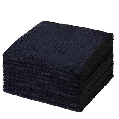 Lot de 10 chiffons de nettoyage en microfibre Makkuro en métal perlé, carrés, 30 x 30 cm [BLKP] AZ-5110