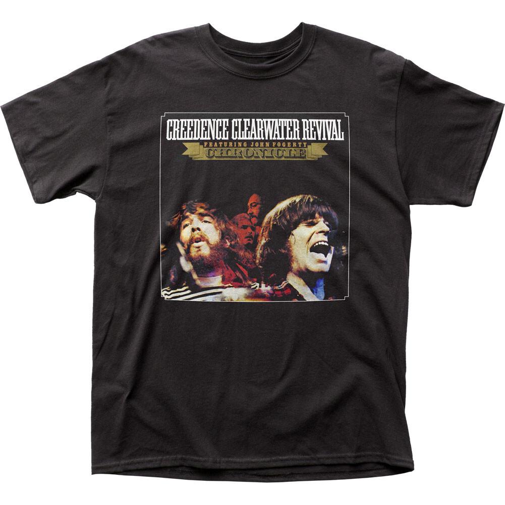 

26 Creedence Clearwater Revival Chronicle Mens T Shirt Rock Music Band Tee Black Unisex T-Shirt XL