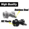 Replacement Dispenser Swivel Keg Ball Lock Disconnect Set Beer Keg Connector  Household
