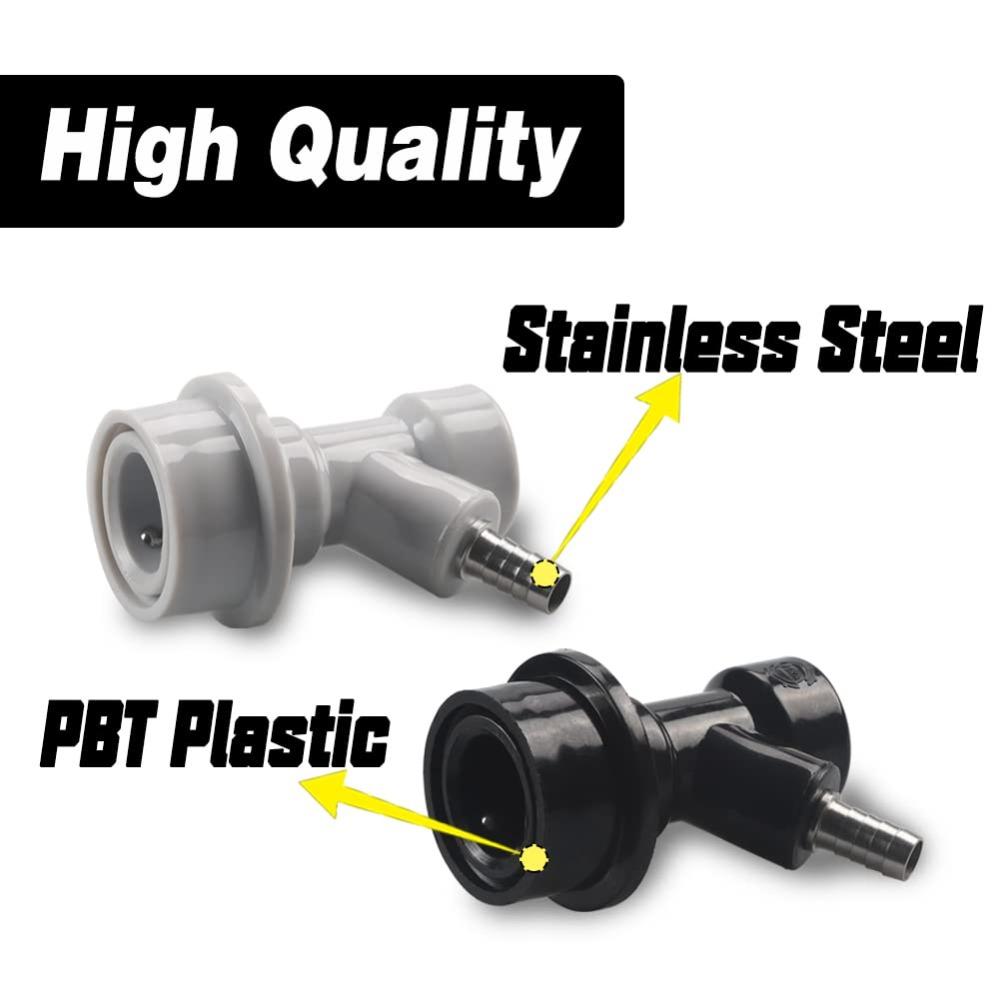 Replacement Dispenser Swivel Keg Ball Lock Disconnect Set Beer Keg Connector  Household
