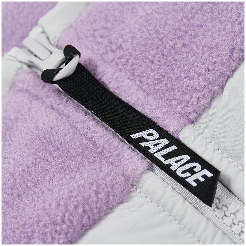 Palace Polartec Shelljacke Rosa/Grau Unisex Oberbekleidung Mehrfarbig P22JK097