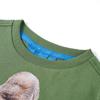 T-shirt enfants à manches longues kaki clair 92/104/116/128/140