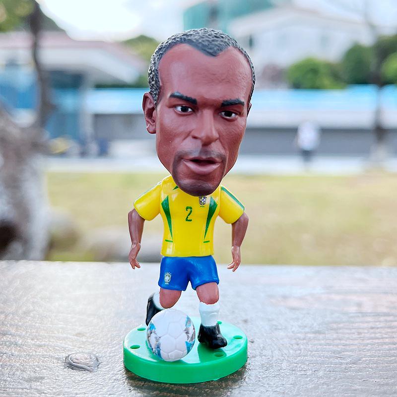

Brazil Football Stars Collectible Doll: Ronaldo, Neymar, Carlos, Rivaldo