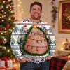 Men's Casual Lined Crewneck Sweatshirt Pullover for Fall and Winter Wear
