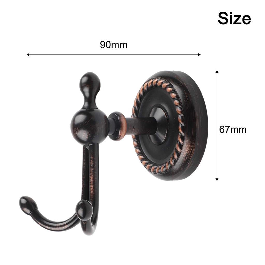 Black Bronze Coat Hook Black Bronze Hook As Shown Brass Coat Hook Versatile Usage Easy Installation Secure Fit