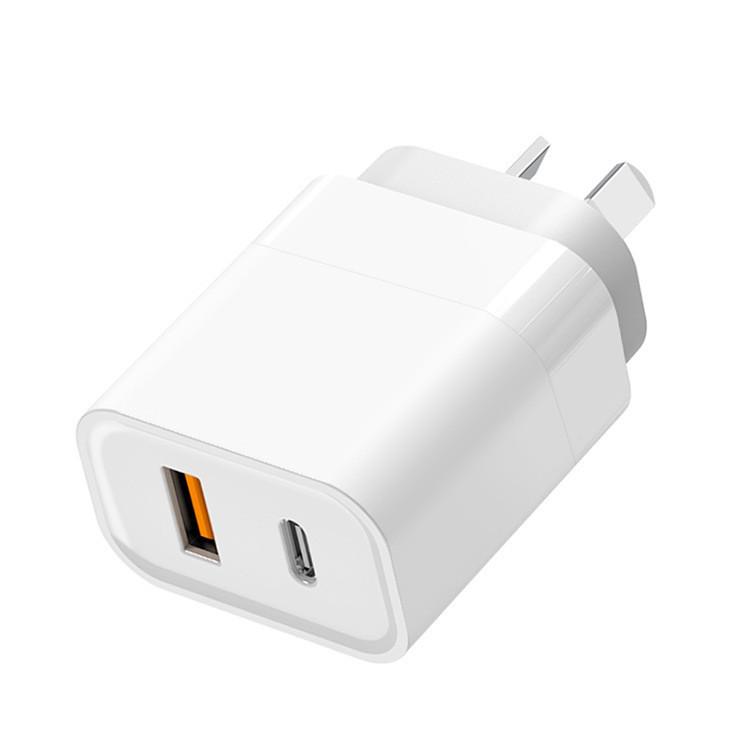 

SAA Certified PD30W A+C Charger Type-C USB QC3.0 12V 1.5A Australian Standard Plug