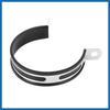 89mm 3.5" 3 1/2 Inch Motorcycle Exhaust Band Joint Clamp Muffler Pipe Stainless Steel Silver Tone Item Replacement