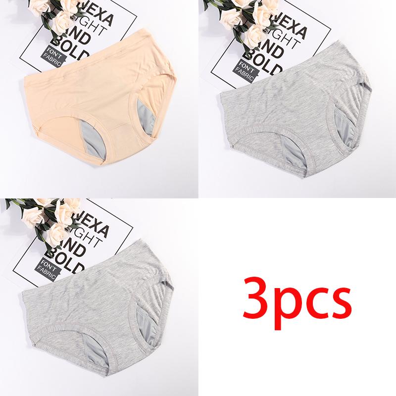 Netěsnost Menstruace Kalhotky Ženy Spodní prádlo Fyziologické Kalhoty Bavlna Zdraví Pas Teplý