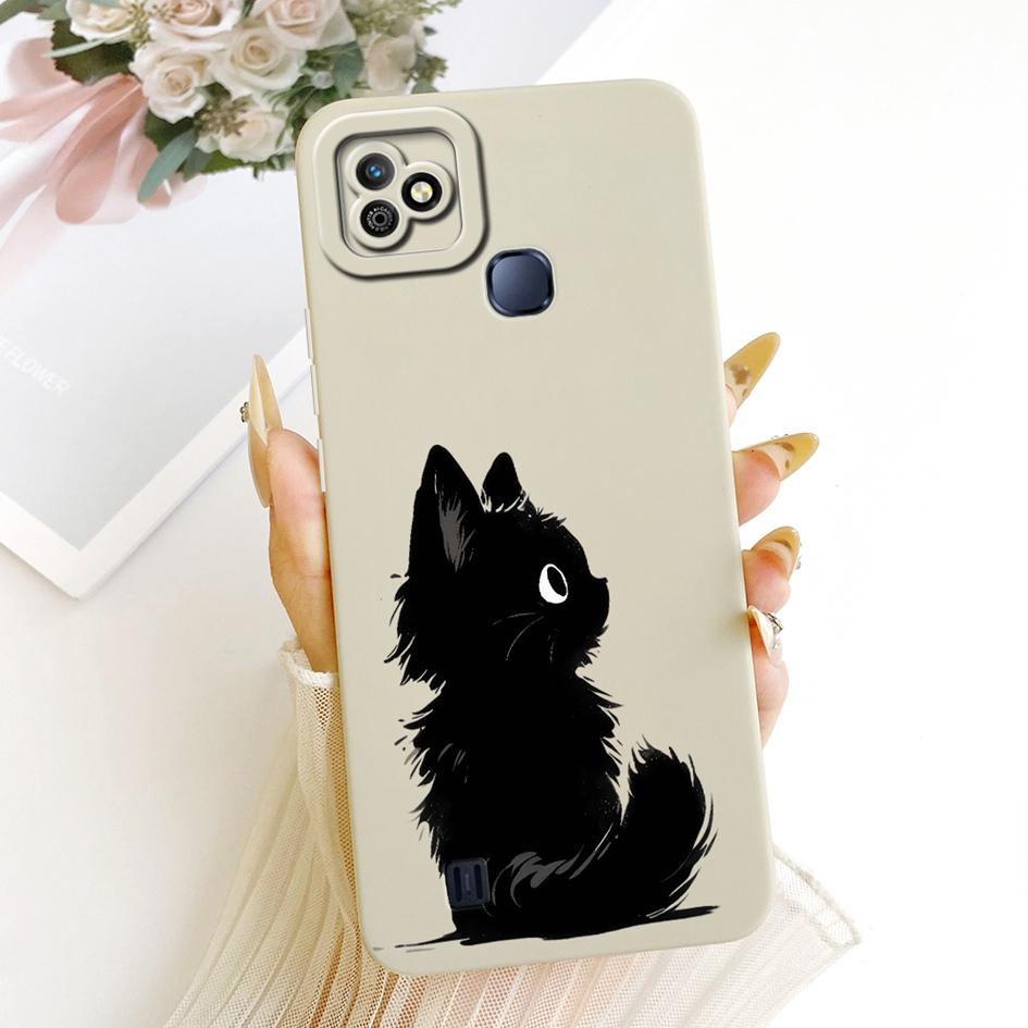 6.1" Case For Infinix Smart HD 2021 Cover Popular Flower Soft Liquid Silicone Phone Covers For Infinix SmartHD 2021 X612B Bumper
