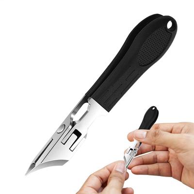 Curved Nail Clipper Stainless Steel Fingernail & Toenail Clipper Cutters Anti-Splash Cuticle Remover Fingernail Clipper Cutters