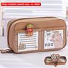 New 5-Layer Transparent Pencil Pouch With Large Capacity And Lightweight Design School Supplies Pencil Cases For Girls