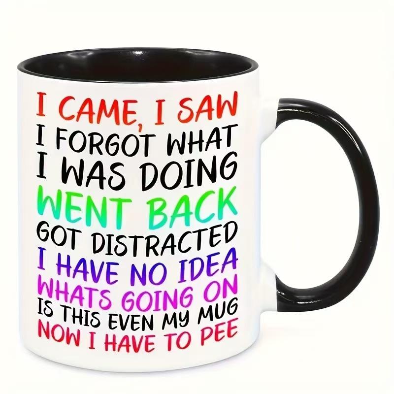 

Ceramic Coffee Cups with Interesting Satirical Quotes Heat-resistant Interesting Cup Kitchen Beverage Mug Drinking Utensils Gift