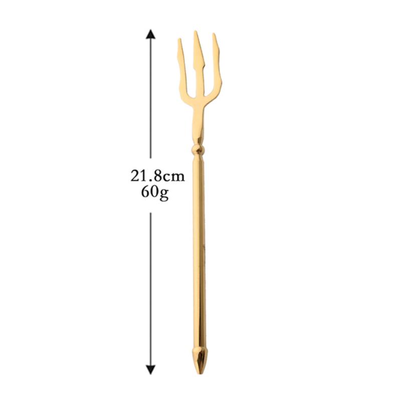304 Stainless Steel Cute Flatware Cutlery Set Creative Trident Fork Western Knife Spoon Fork Silverware Tableware Set