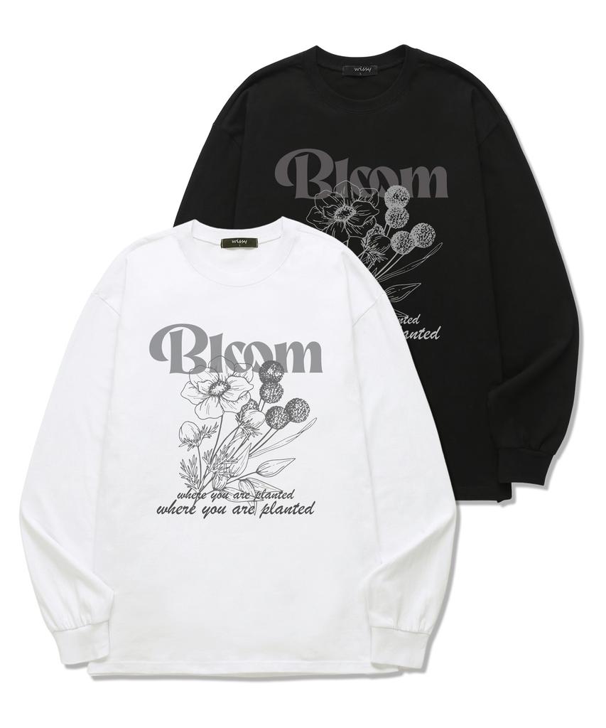 Wissi Bloom Long Sleeve T-Shirt (Wls028) Black