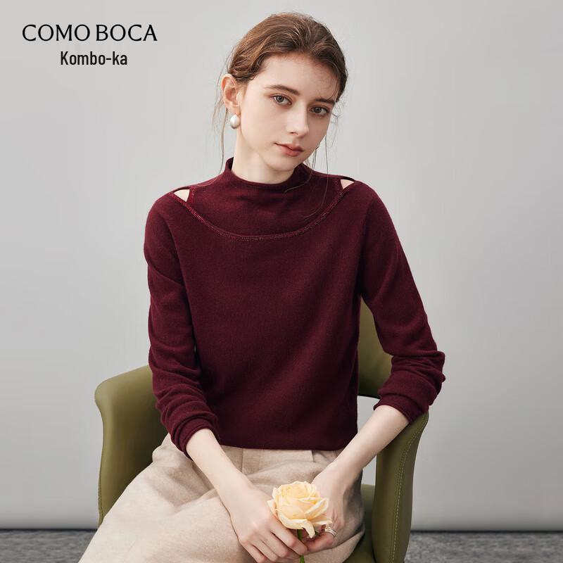 

Komong Boca Women s Hollow-out Embellished Cashmere Knit Sweater XL