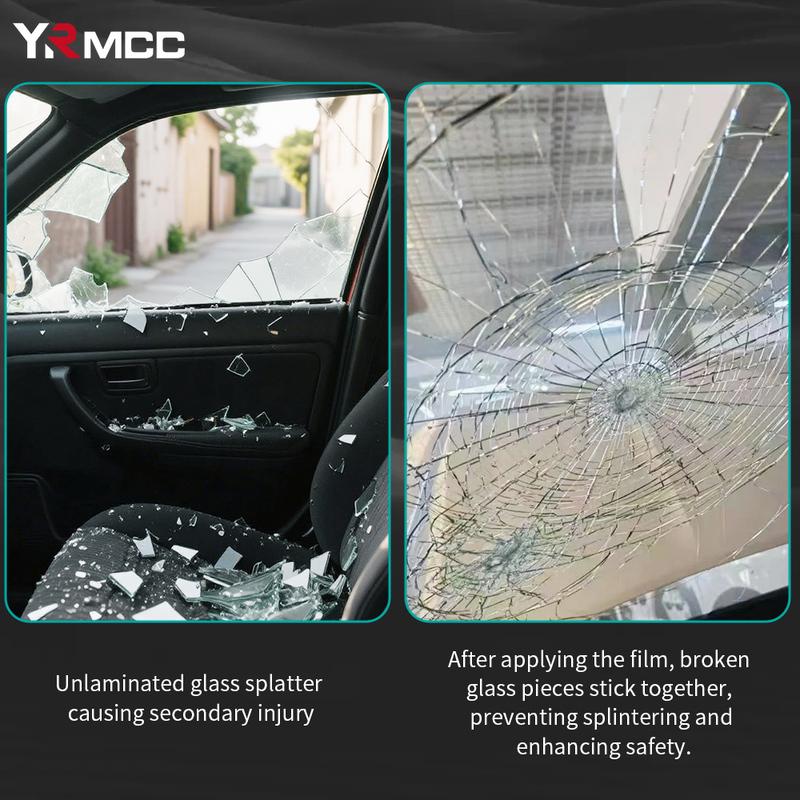 Transparent PPF Car Window Protection Film Waterproof Car Sticker Vinyl Wrap Adhesive Explosion-proof Glass Film Car Accessories