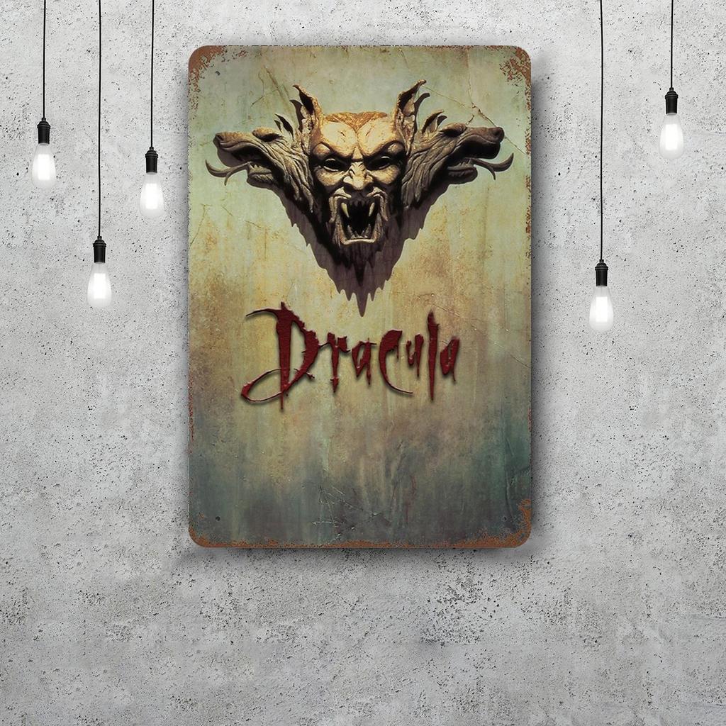 bram stokers dracula Vintage Metal Tin Signs Posters Decor Retro Metal Plaque Wall Art Decor for Garage Bar