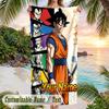 Dragon Ball Beach Towel, Personalized Custom Name Text, Quick Dry Large Absorbent Towel For Beach Pool