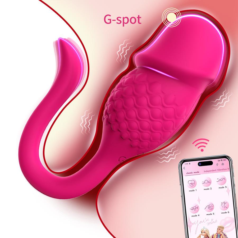 Estimulador Clitoriano Controlado por App: Juguete sexual para adultos para mujeres, portátil, insertable, con vibración potente