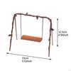 1/12 Dollhouse Miniature Swing Outdoors Patio Porch Model