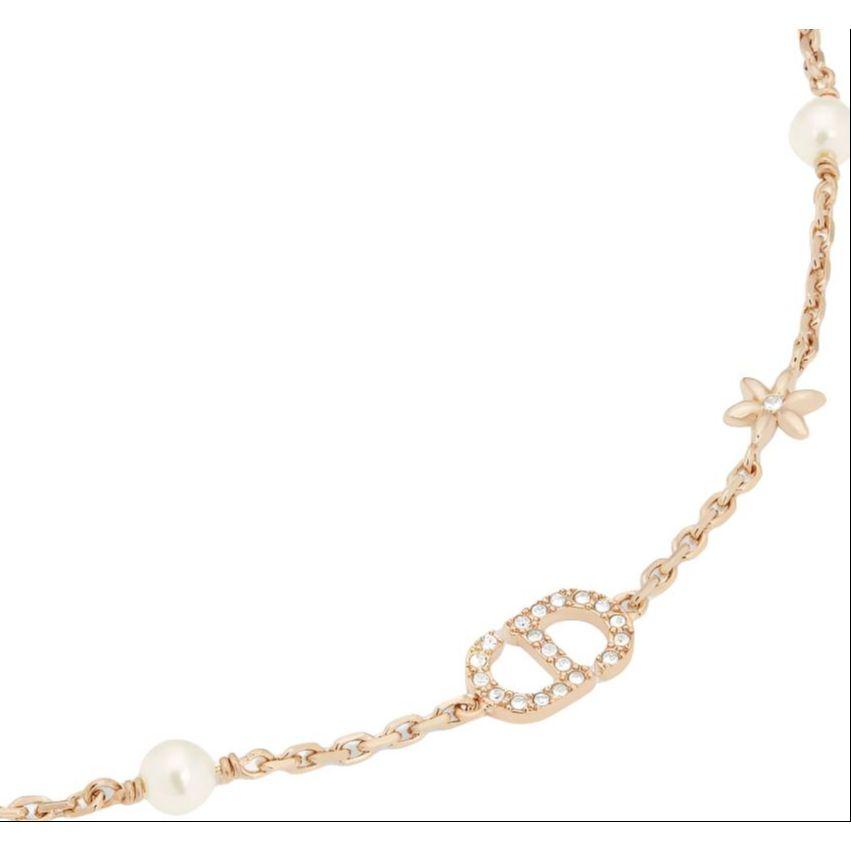 Dior Early Spring Collection CD Logo Resin Necklace Unisex Necklace Light-Gold N3571WOMCY_D03S