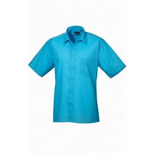 Camicia in popeline a maniche corte da uomo Premier 17.5in lime
