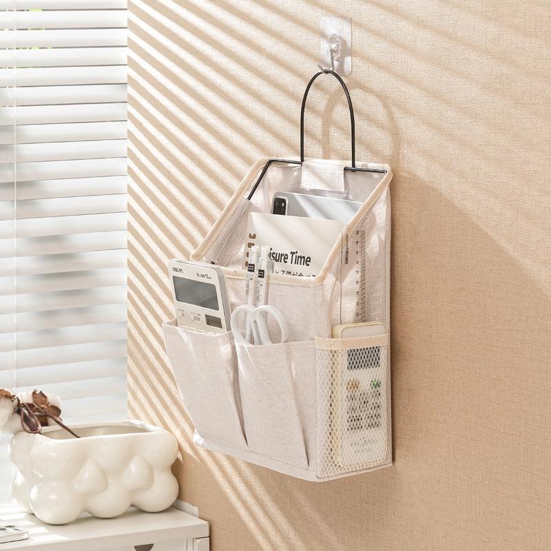 Stoff-Hänge-Aufbewahrungstasche, Wand-/Tür-Organizer für Wohnheim & Badezimmer