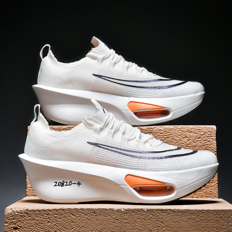 Jogging Shoes Running Shoes Athletic Ventilated Marathon Man Antislip Sneaker Board Carbon Light Women'S Cushioned Air