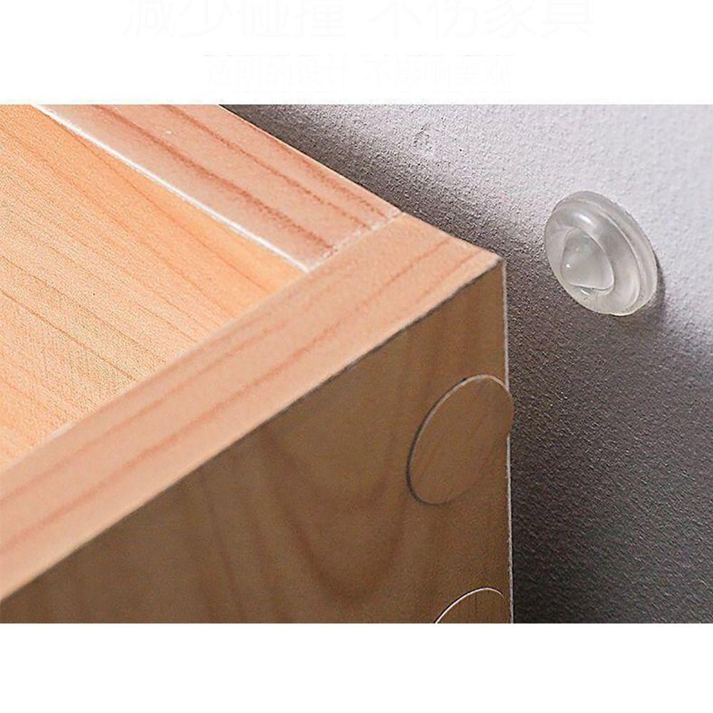 50Pcs/Sheet Rubber Furnitures Bumper Pad Door Cabinet Toilet Drawer Wall Cushion Stickers