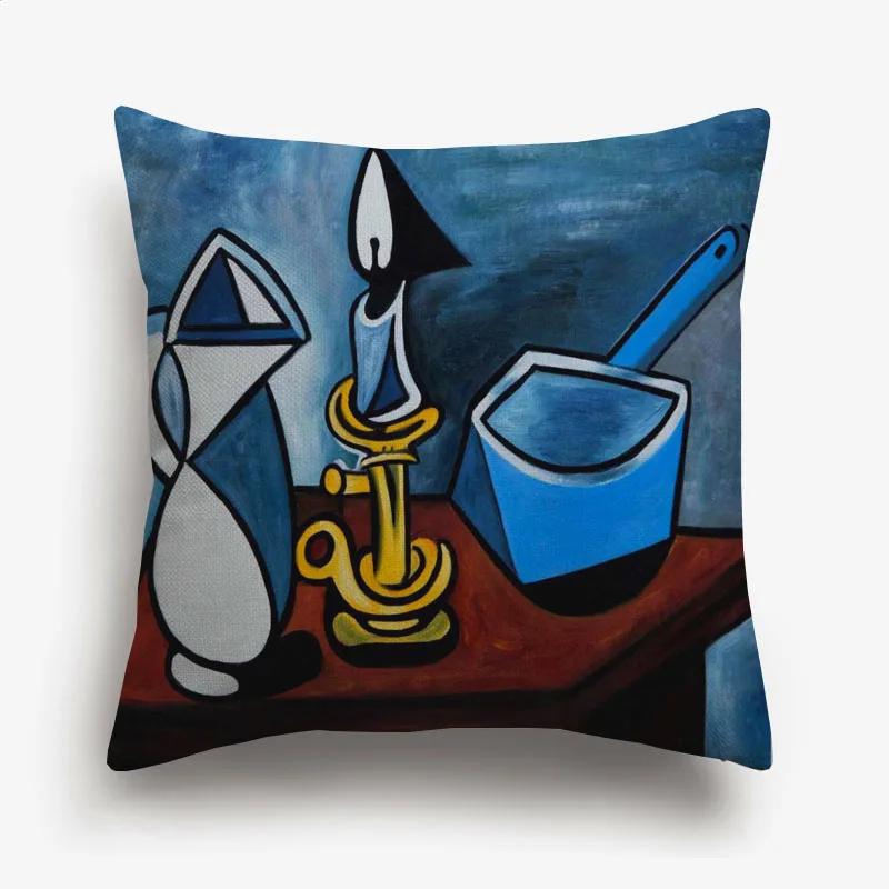 The Emperor Napoleon Cushion Covers European Neoclassicism Retro Vintage Portrait Oil Painting Decorative Pillows For Sofa