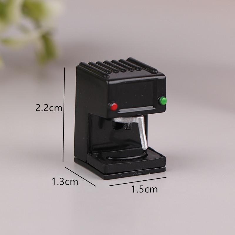 1:12 Puppenhaus Miniatur Brotbackmaschine Tassenset Kaffeemaschine Rührmaschine Modell Küche Puppe Elektrogerät Spielzeug