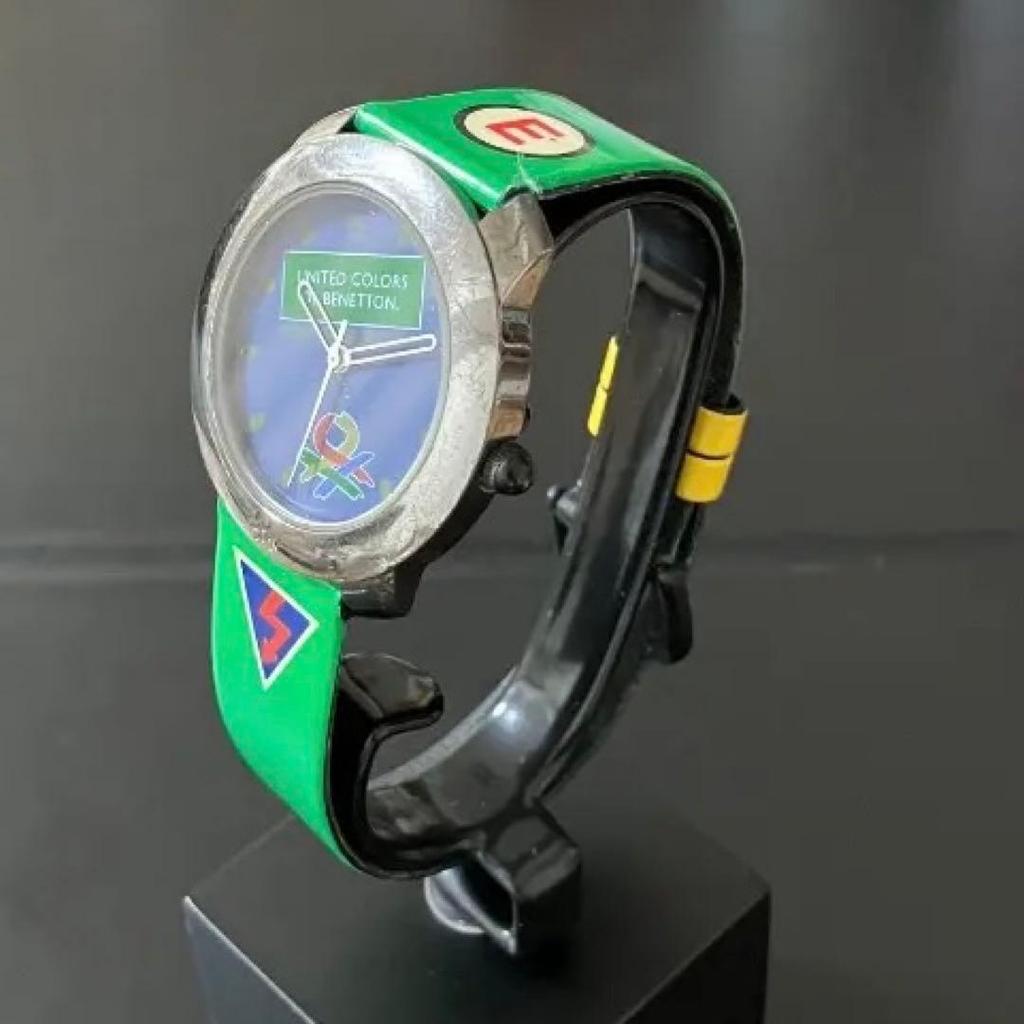 Used Rare and Difficult Vintage Bulova Benetton Collaboration