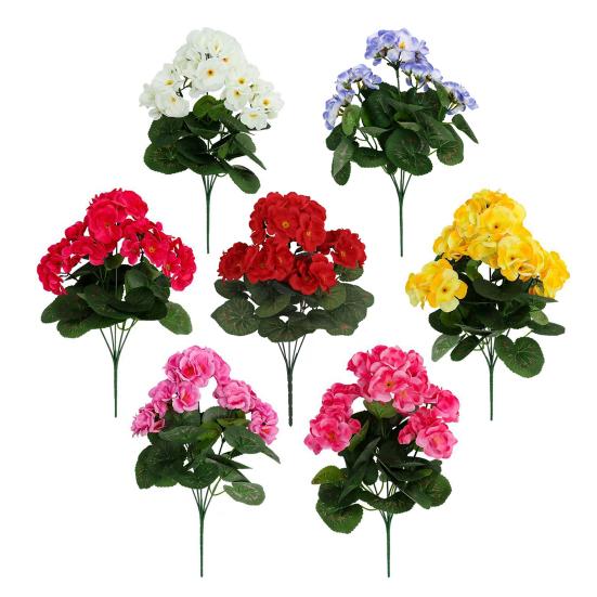 Künstliche Blumendekoration UV-beständig Realistisch Künstlicher Seidenblumenzweig Zuhause Büro Hochzeitsparty Kunstblüten-Dekor Tischmittelstück