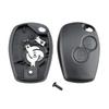 2 Tasten Autoschlüssel Shell Remote Fob Cover Fall Blank Fob für Renault Dacia Modus Clio 3 Twingo Kangoo 2 Kein Logo