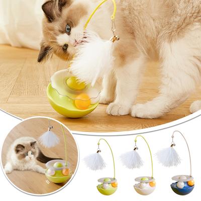 Pet Tumbler Tüy Alaycı Kedi Çubuğu Kedi Atlıkarıncası Kedi Nane Çıkarılabilir Kedi Oyuncağı