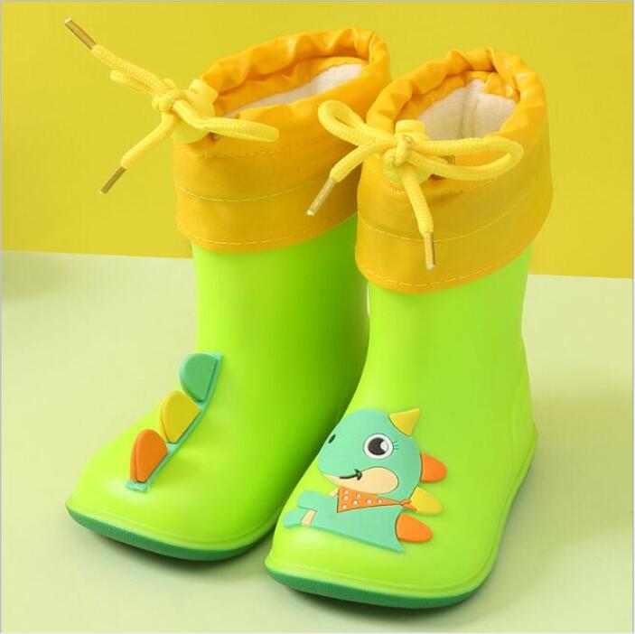 Newest Girl Rainboots Classic Waterproof Children's Shoes Kids Rain Boots Pvc Rubber Boots Kids Baby Water Shoes Boy Rain Boots