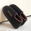 Fashion Waterproof cotton slippers for men anti slip for suitable for home  thick soled cotton slippers for women zapatillas de mujer