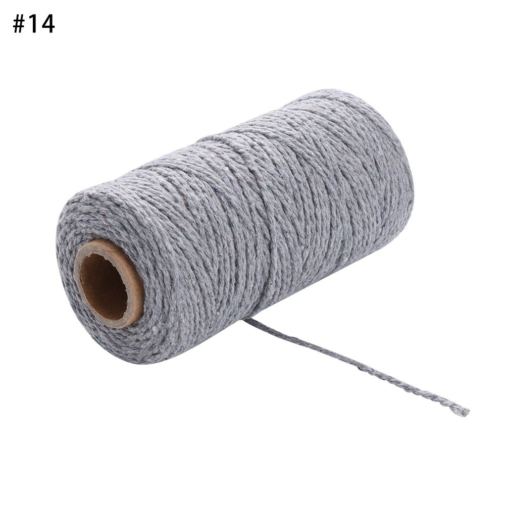 100 Meter/Rolle Bakers Home Decor Handgemachte Kordel Schnur DIY Seil Baumwollschnüre Verpackung Bastelprojekte