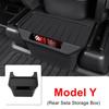 For Tesla Model Y 2025-2025 Trash Can Rear Center Console Organizer Row Seat Storage Box Backseat Garbage Bin Car Accessories