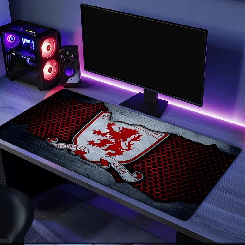 Red Lion Football Club Mouse Pad, Rubber Base, Mouse Pad for Gamers and Office Use, Gaming Desk , Easy To Clean Mat Christmas fan gifts