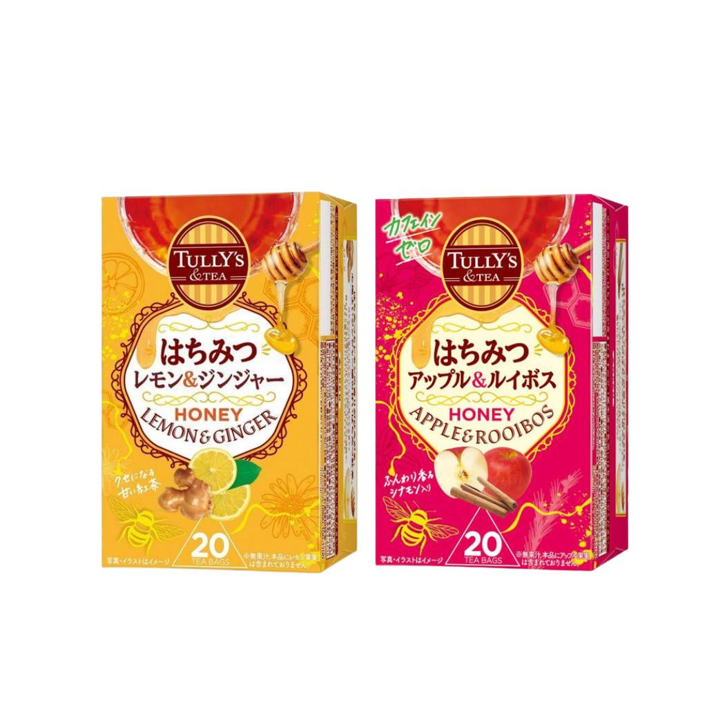 Japan Itoen TULLY'S & TEA Tully's Honey Lemon & Ginger / Apple & Rooibos 1 Box (20 Bags)