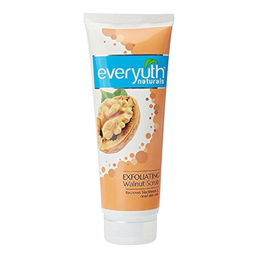 Everyuth Naturals Exfoliating Walnut Face Scrub 50GM Pack of 2 for Glowing Smooth Skin Care