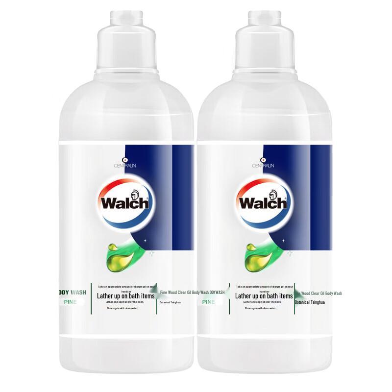 Walch Pine Essential Oil Shower Gel Twin Pack