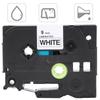 Laminated Label Tape Black On White 9mm Label Maker Color Tape for Brother TZe-221  621