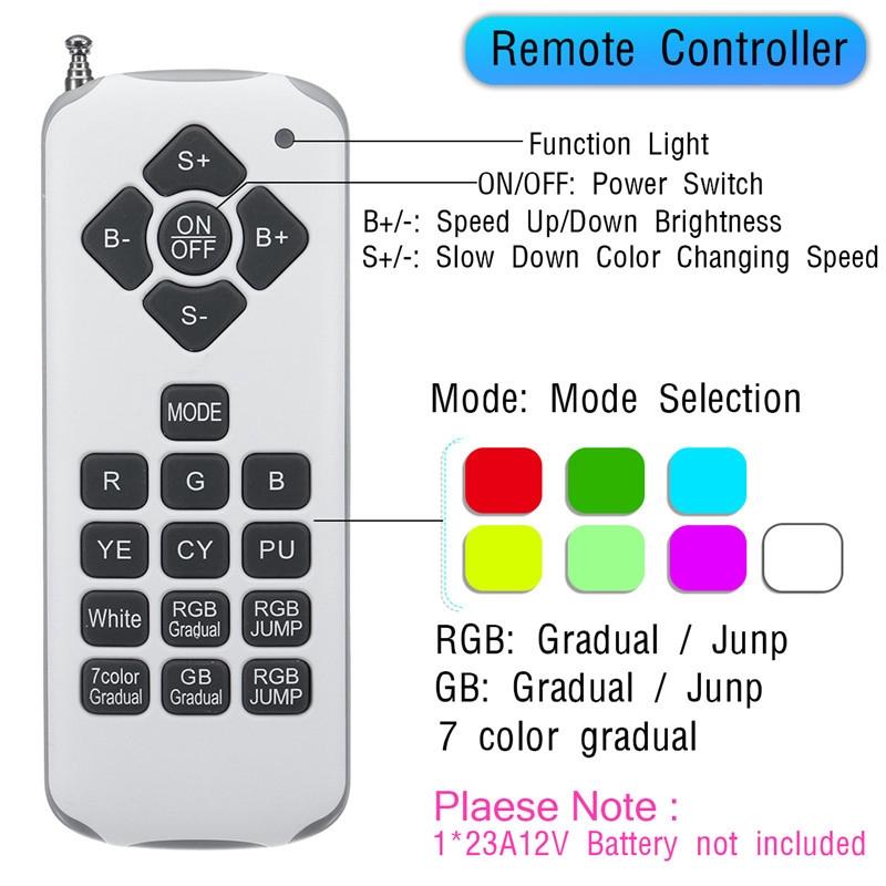 55W DC12V 531LED RGB Swimming Pool Light Underwater IP68 Waterproof LED Light Multi-Color Zwembad Lamp with Remote Control